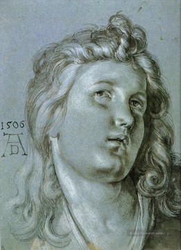 Engel Malerei - Kopf eines Engels Nothern Renaissance Albrecht Dürer